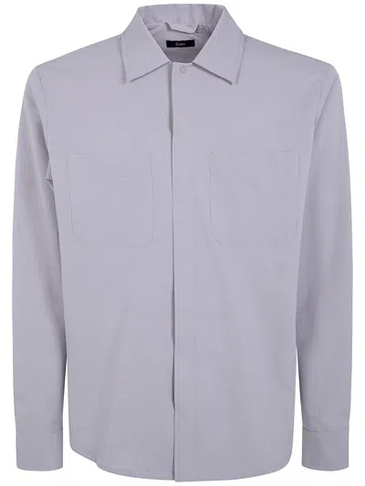 HERNO SHIRT JACKET FUNCTIONAL BY HERNO,CM000020U.12684 9403 PEARL GREY