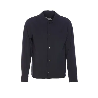 Herno Shirt Jacket Nastrata Essence In Grey