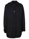 Herno Recycled Nylon Microfiber Parka With Removable Hood In Nero