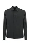 Herno Shirt Jacket Tech Woven In Gray