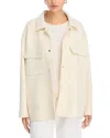Herno Resort Shacket In Double Faced Pure Wool In White