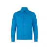 Herno Button-front Shirt Jacket In Blue