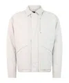 Herno Button-fastening Collared Jacket In White