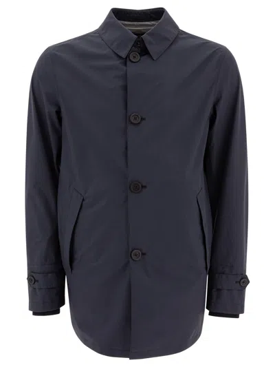Herno Men Shirts In Blue