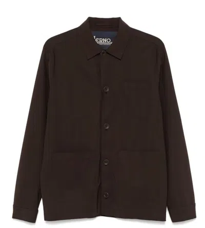 Herno Shirts In Brown