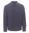 Herno Stretchy Polyamide Blend Shirt In Blue