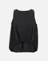 Herno Sleeveless Top In Tech Trait In Blue