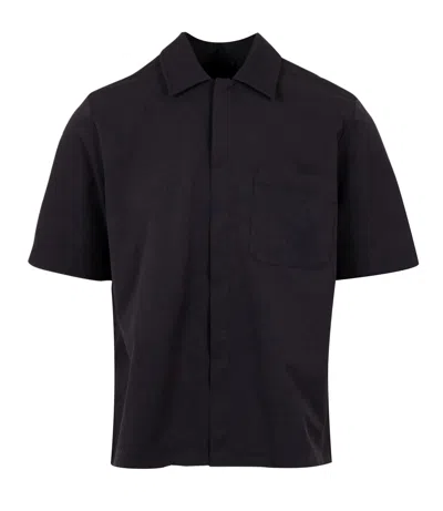 Herno Shirts Blue In Black