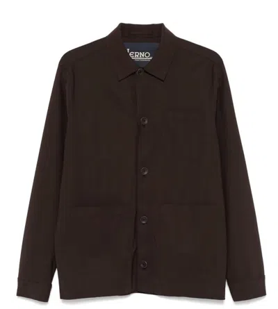 Herno Shirts In Brown