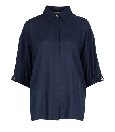 Herno Shirts Navy Blue