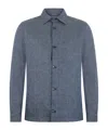 Herno Shirt-style Button-up Jacket In Gray