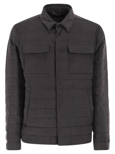 HERNO HERNO SHIRT-STYLE DOWN JACKET