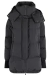 Herno Double-layer Down Jacket With Hood In Black