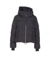 Herno Women Short 2 Layers Padded Down Jacket In Black