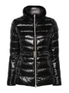 Herno Short Black Down Jacket In Black