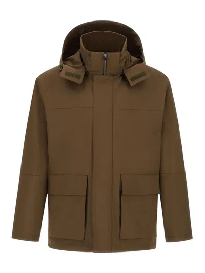 HERNO SHORT COAT WITH POCKET