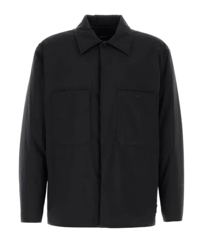 Herno Short Cotton Jacket In Black