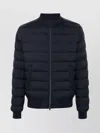 Herno Midnight Blue Goose Down Padded Jacket In Black