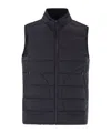 Herno Black Polyamide Sleveless Jacket In Black