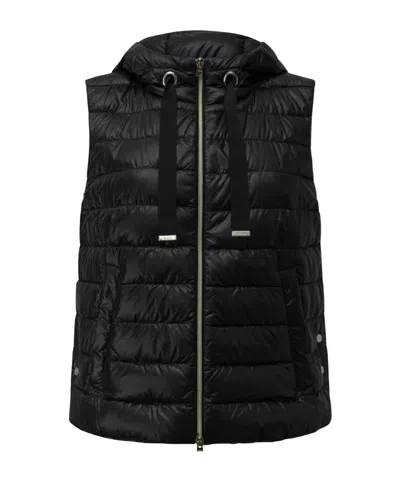 Herno Short Down Jacket In Black