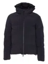 Herno Down Jacket With Hood And Quilted Pattern In Black
