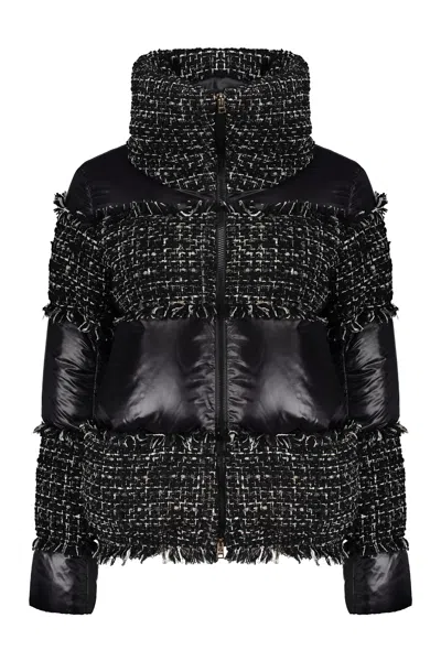 Herno Short Down Jacket In Black