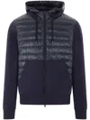 Herno Padded Jackets With Hood And Pockets In Blue