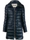 Herno Short Down Jacket In Blue