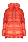 Herno Short Down Jacket In Coral