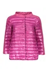 Herno Quilted Down Jacket In Fuchsia