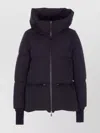 Herno Quilted Polyester Microfiber Jacket With Zip In Black