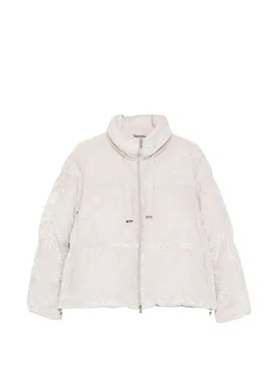 Herno Short Down Jacket In Pink