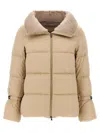 Herno Quilted High-neck Puffer Jacket In Brown