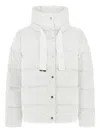 Herno Quilted Down Jacket High Neck In White
