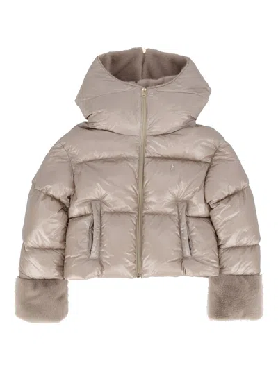 Herno Kids' Short Down Jacket In White