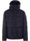 Herno Bomber Down Jacket In Blue