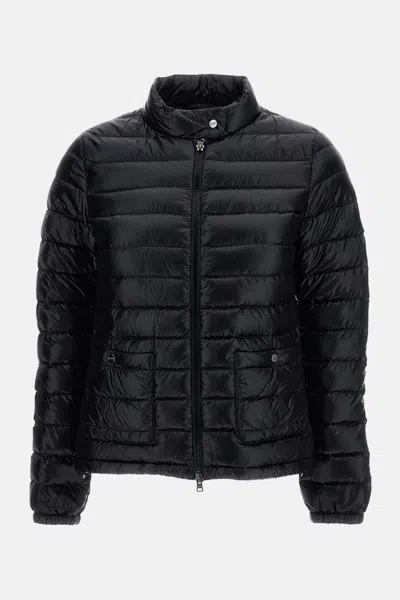 Herno Short Down Jacket With Pockets In Gold