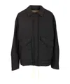 Herno Short Drawstring Jacket In Black
