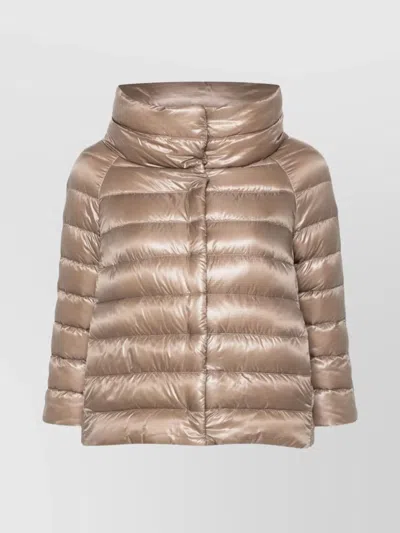 HERNO SHORT FUNNEL NECK DOWN JACKET