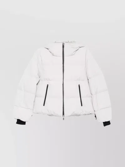 HERNO SHORT HOODED JACKET POCKETS