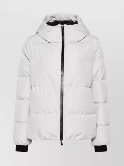 HERNO SHORT HOODED JACKET ZIP