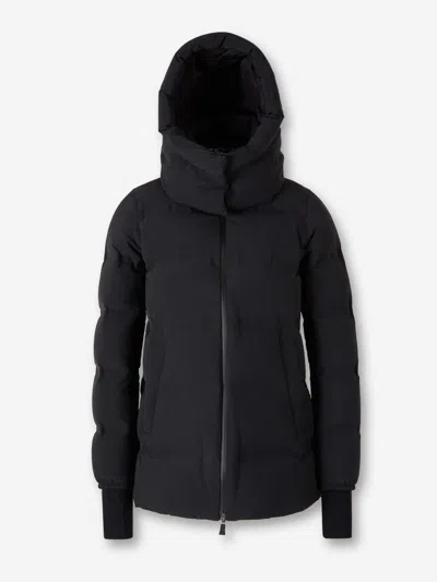 Herno Short Hooded Puffer In Black