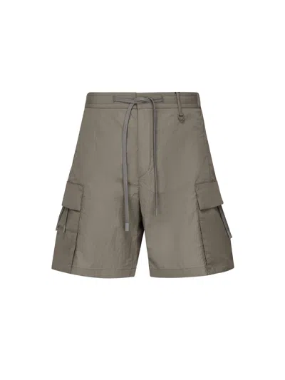 Herno Short Laminar In Tech-crincle In Gray