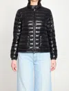 Herno Short Padded Down Jacket In Black