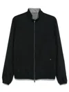 Herno Reversible Blouson Jacket In Blue