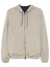 Herno Short Reversible Jacket In Gray