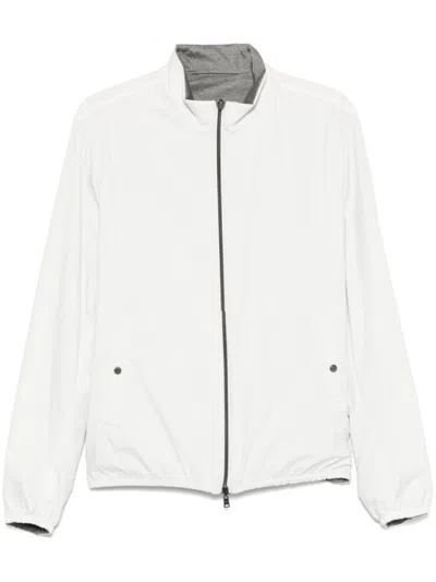 Herno Short Reversible Jacket In White