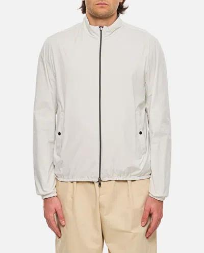 HERNO SHORT REVERSIBLE WHITE ZIP JACKET