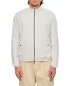 Herno Reversible Nylon And Cotton Jacket With Double Slider Zip Closure In White