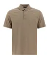 Herno Polo Shirts With Collared Short Sleeves In Brown